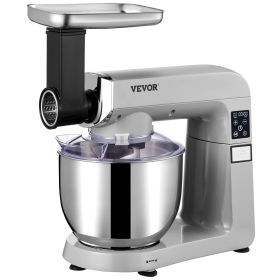 VEVOR 6 in 1 Stand Mixer, 450W Multifunctional Electric Mixer with Tilt-Head, 6 Speeds and LCD Screen Timing, 7.4Qt Stainless Bowl, Dough Hook VEVOR 6 in 1 Stand Mixer, 450W Multifunctional Electric Mixer with Tilt-Head, 6 Speeds and LCD Screen Timing, 7.4Qt Stainless Bowl, Dough Hook